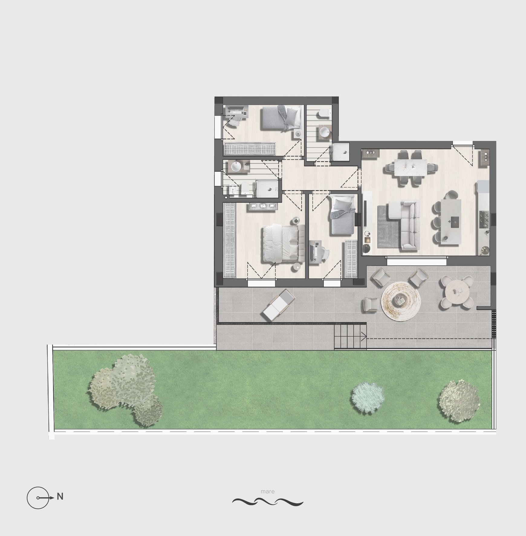 Appartamento 2 — Quadrilocale