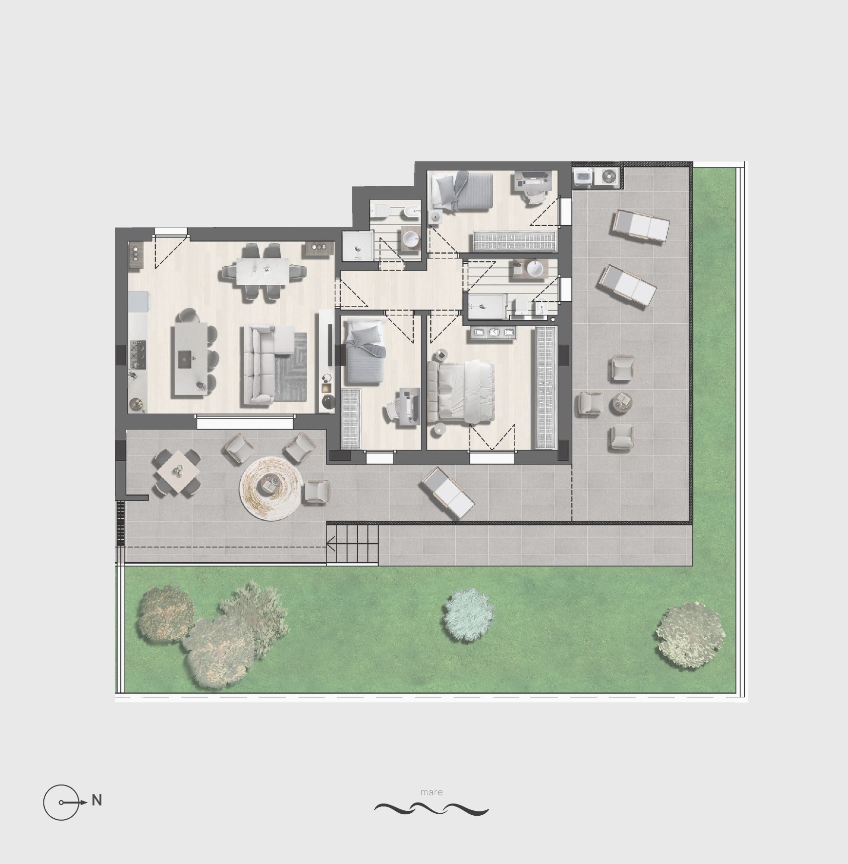 Appartamento 3 — Quadrilocale